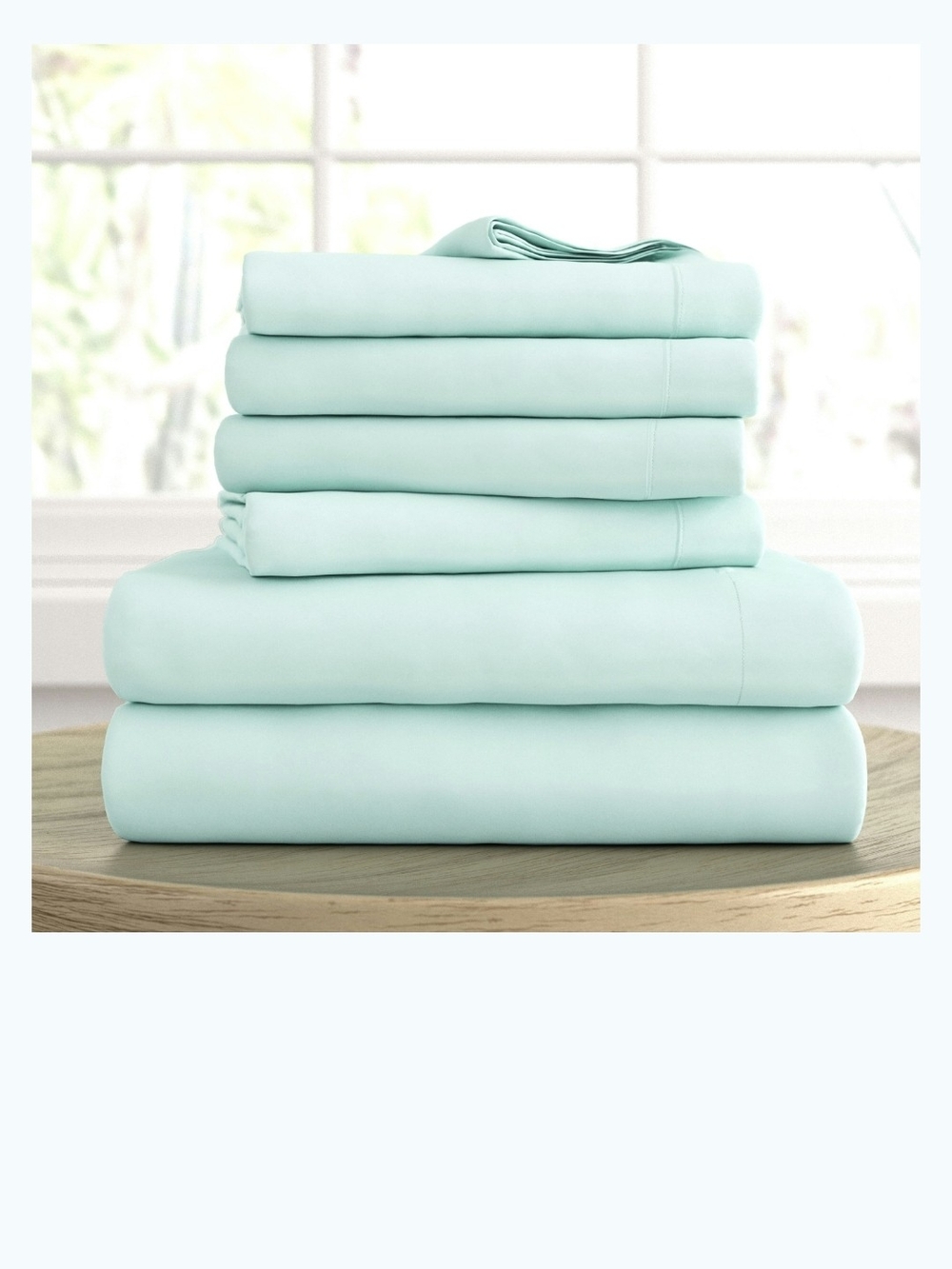 Soft Aqua Microfiber Sheet Set - Comfortable Home Bedding